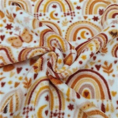 Potištěná úpletová tkanina Arctic Polar Fleece